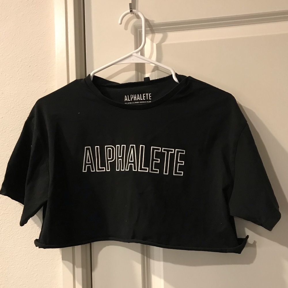 Alphabets Crop Top